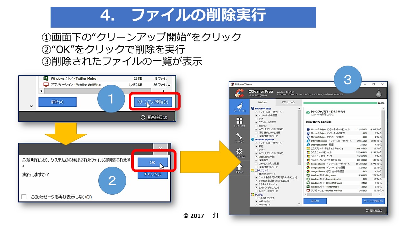 シニアのネット活用ライフ 七転び八起き 不要ファイルを一挙に削除してくれる定番クリーナー Ccleaner 使い方を画像付きで紹介