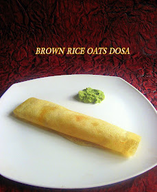 Brown rice dosa