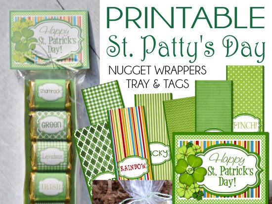 NEW! St. Patty's Day Nugget Wraps, Tray & Tags!