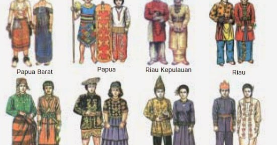 Pakaian Adat Dan Asalnya  Pakaian Adat Indonesia 34 Provinsi, Gambar