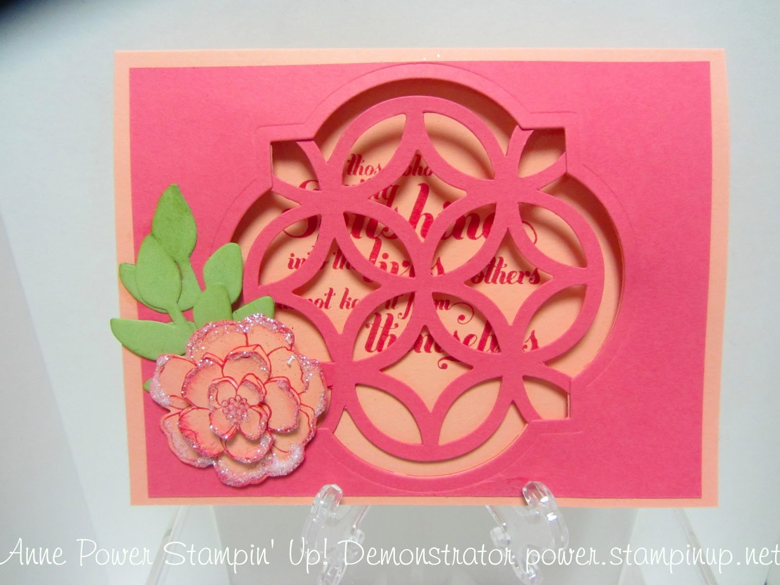 Stamps, Paper, Ink Create! Lattice Stampin' Up! Card