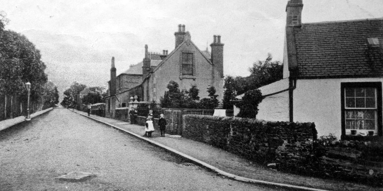 Tour Scotland Old Photograph Hill Street Monifieth Scotland