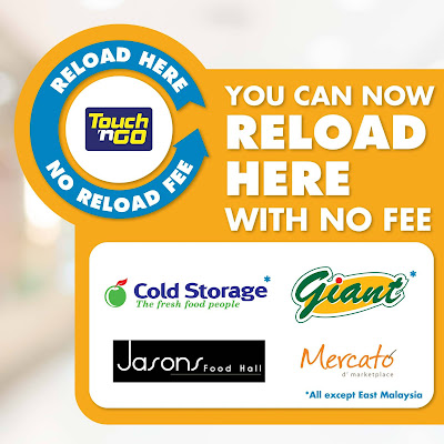 Touch 'n Go Malaysia No Reload Fee