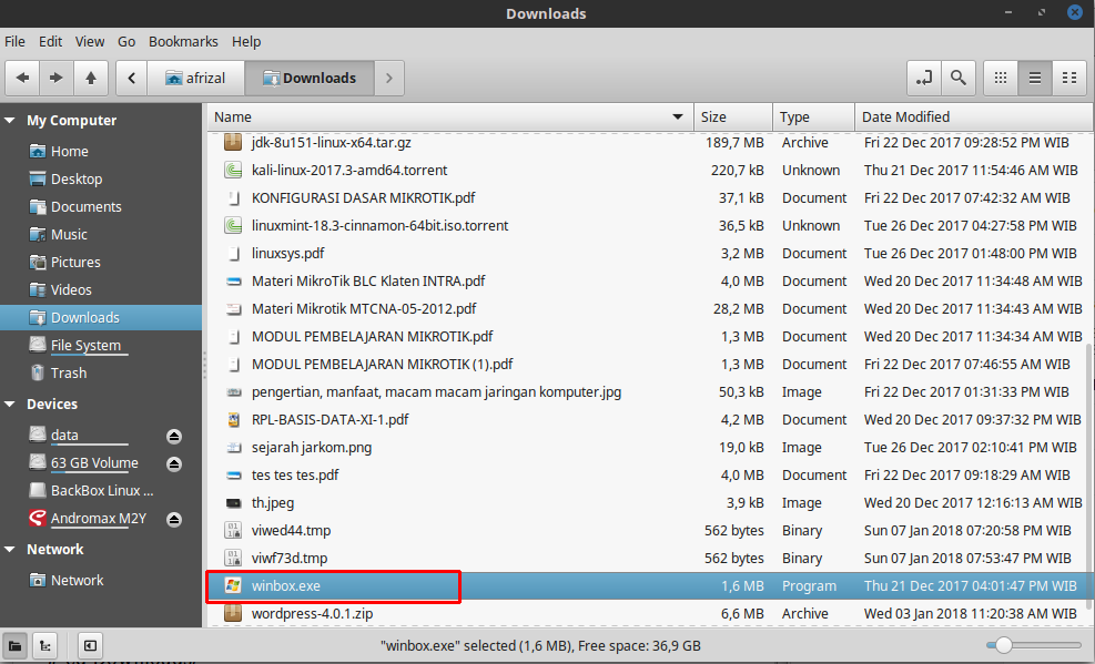 Cara Menggunakan WInbox Di Linux BaniLinux