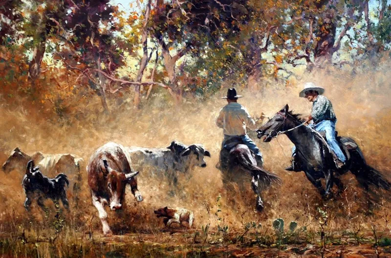 Robert Hagan 1947 | Australian Impressionist painter | Western painting
