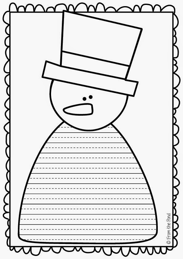 snowman template