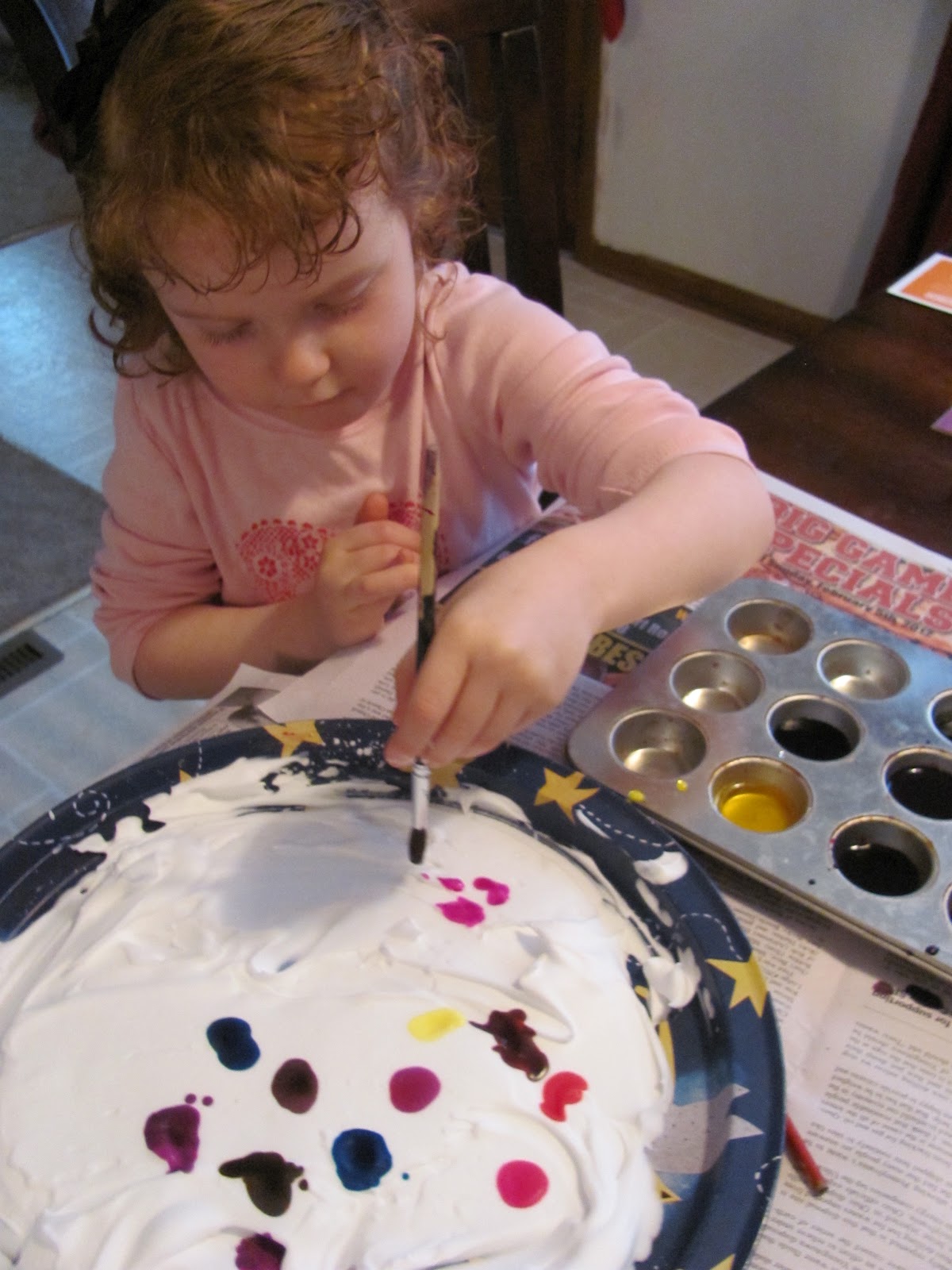 The Chocolate Muffin Tree Shaving Cream Marbled Valentine Hearts