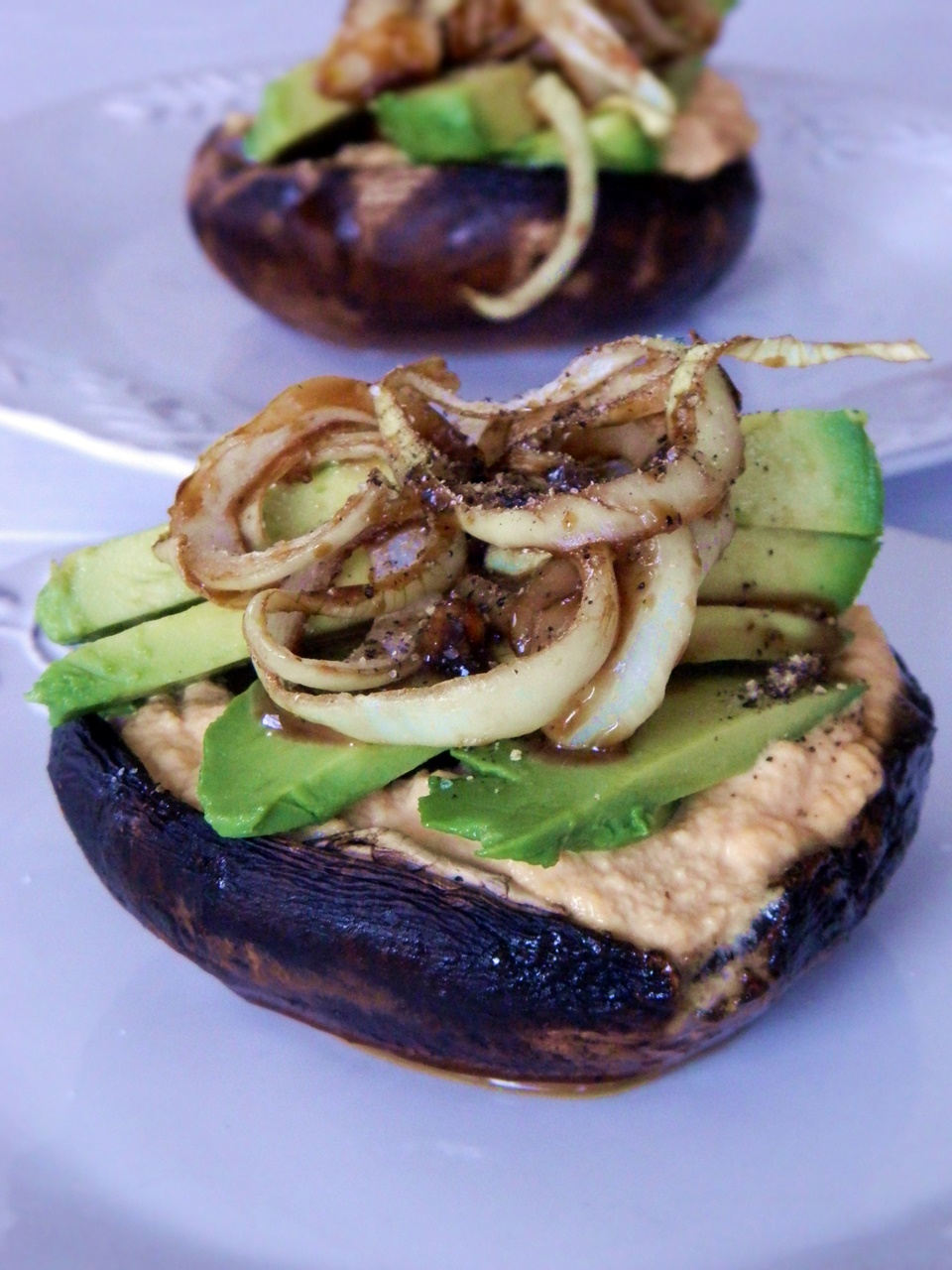 Portobello Cheezeburgers Raw Food Recipe Planted365