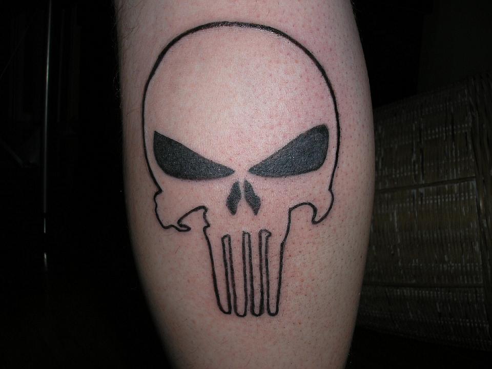 But, Punisher tattoo is not bad ideas to try on your body. 