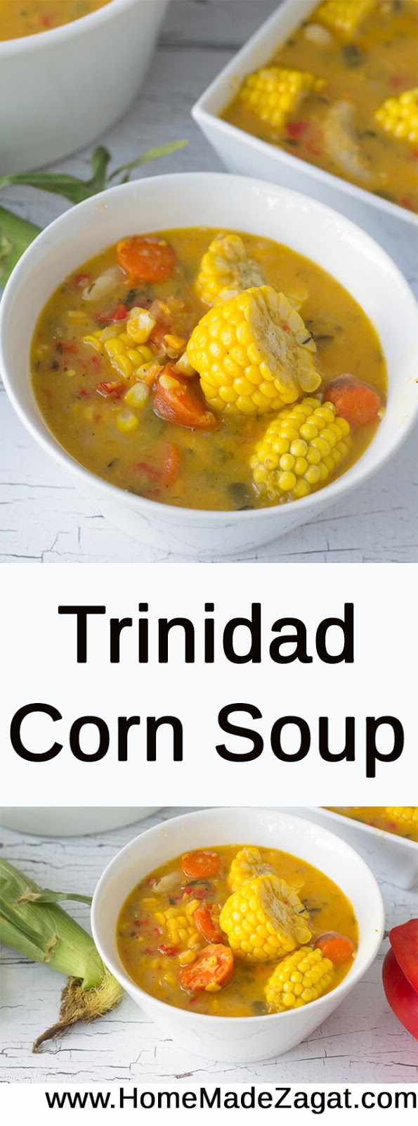 Traditional Trinidad Corn Soup