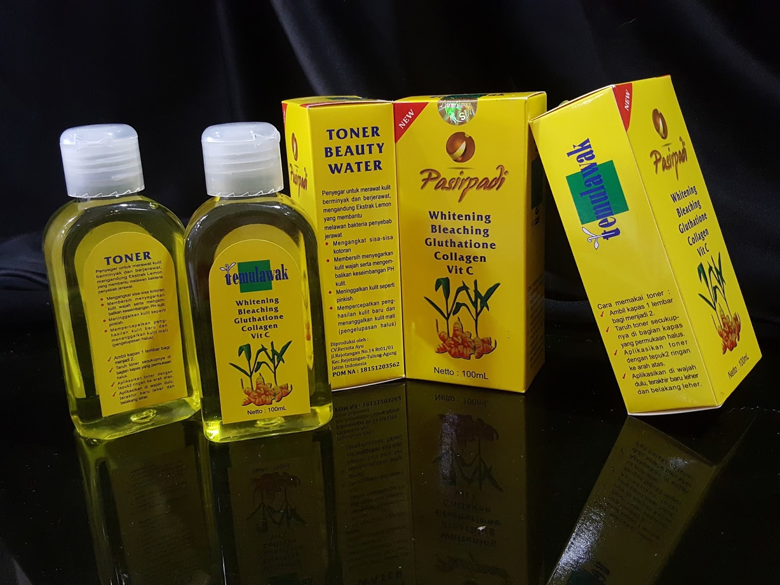 TONER TEMULAWAK PASIR PADI BPOM ROMANSA CANTIK WA