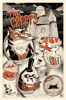 Adventure Time “The Creeps” Standard Edition Screen Print by JJ Harrison