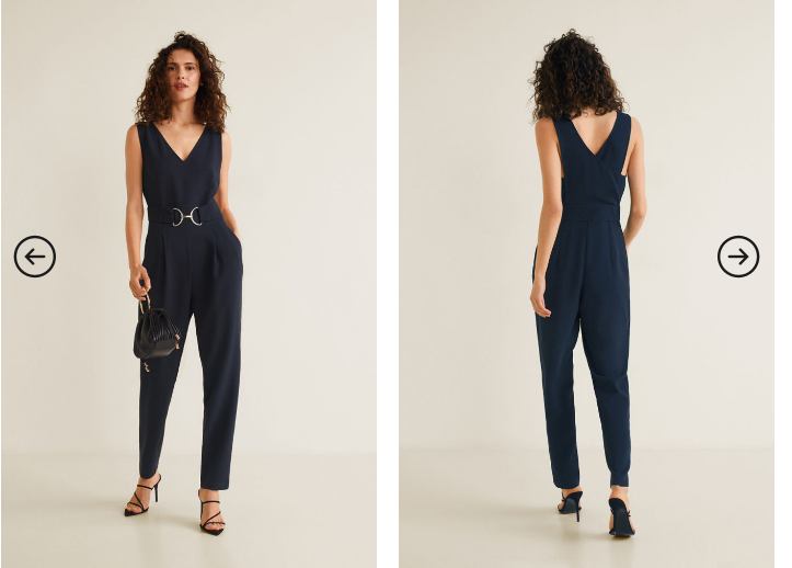 Mango - Salopeta Hebi lunga neagra fara maneci cu decolteu in V Mango - Salopeta Hebi lunga neagra fara maneci cu decolteu in V