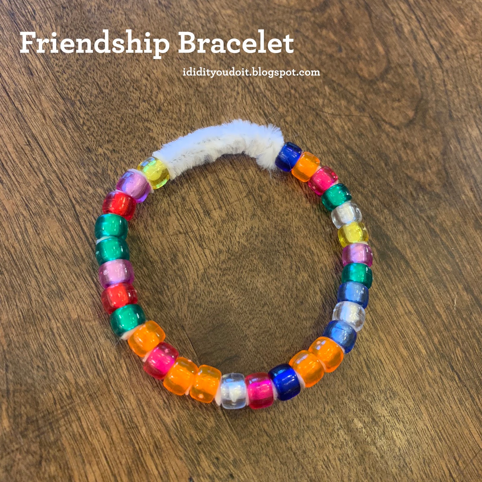 I Did It You Do It Friendship Bracelet