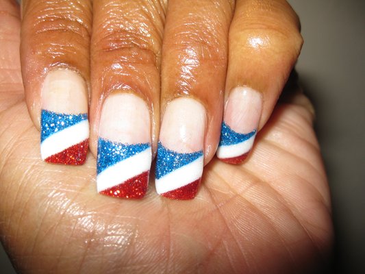 Quick and Easy Patriotic Nails - wide 1