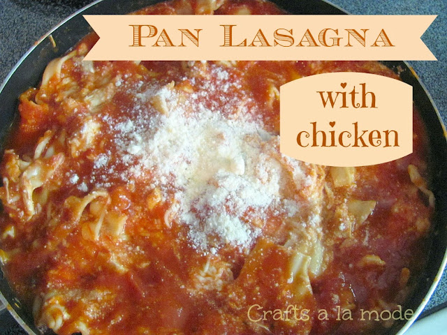 pan lasagna with chicken
