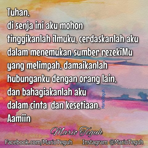 Gambar Foto Kata Kata Bijak Mario Teguh
