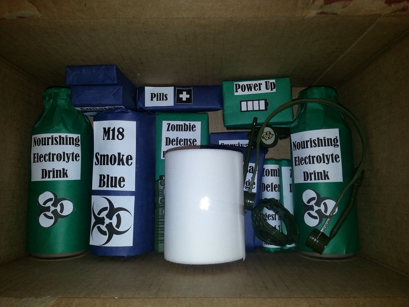 Talented Terrace Girls DIY Thursday Zombie Survival Kit