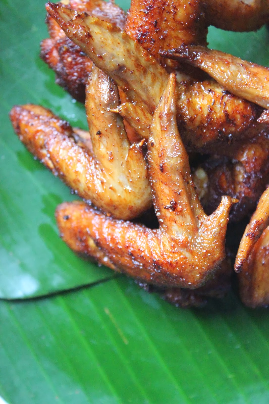 The Morning After: CHICKEN WINGS WITH SPICY sauce
