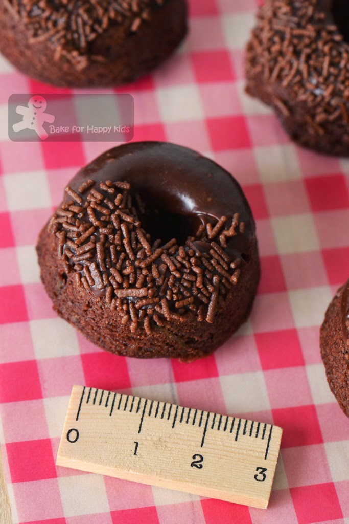 Bake for Happy Kids Chocolate Zucchini Doughnuts / Donuts and Cake Balls