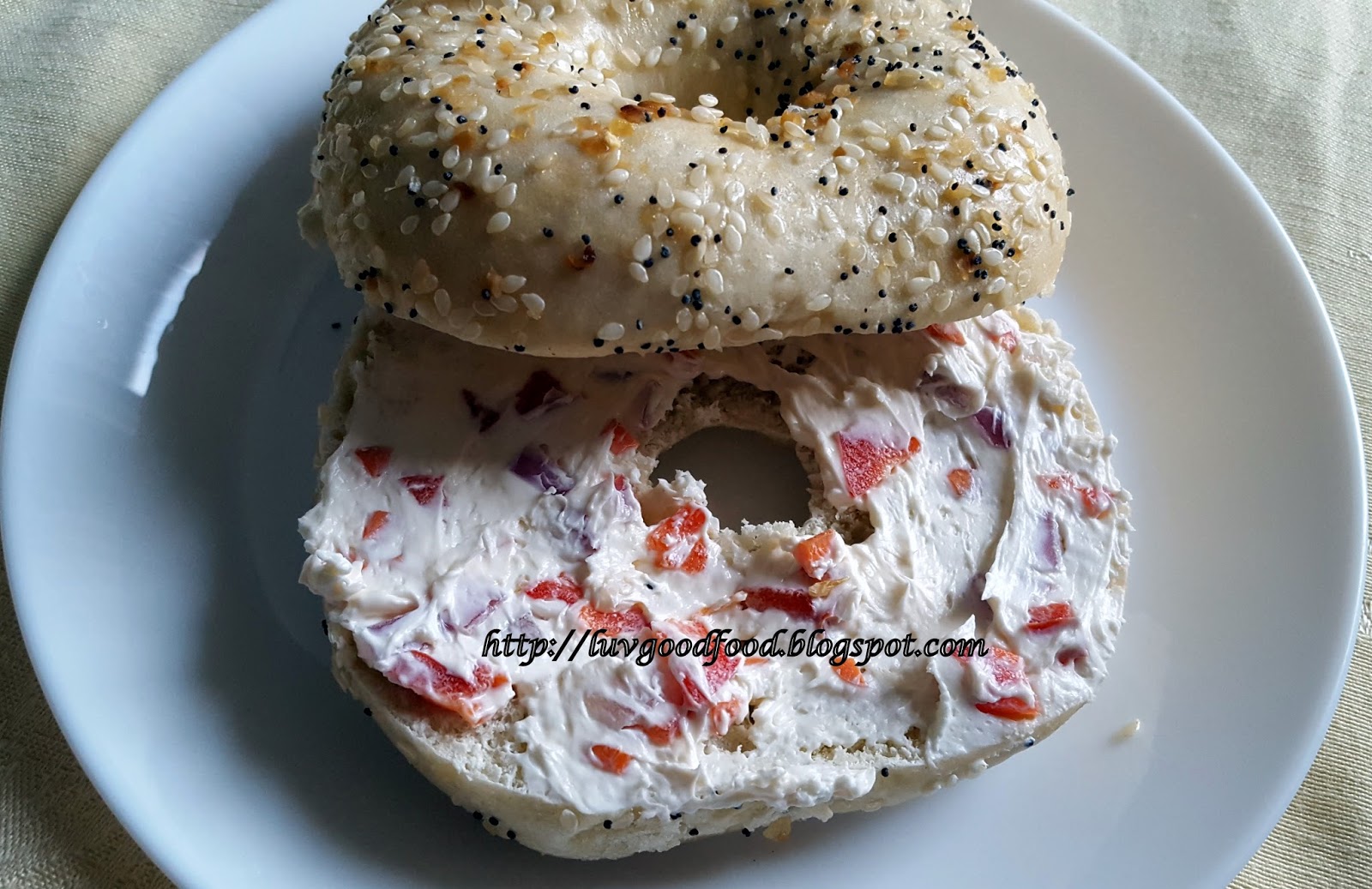 My experiments with food Whipped cream cheese spread