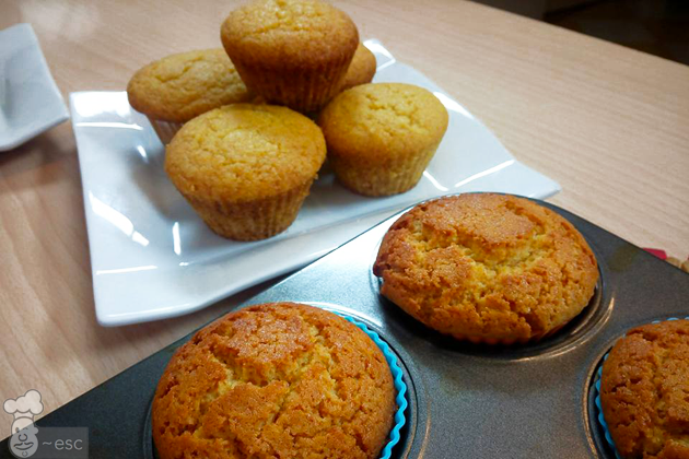 Cornbread muffins o magdalenas de maíz