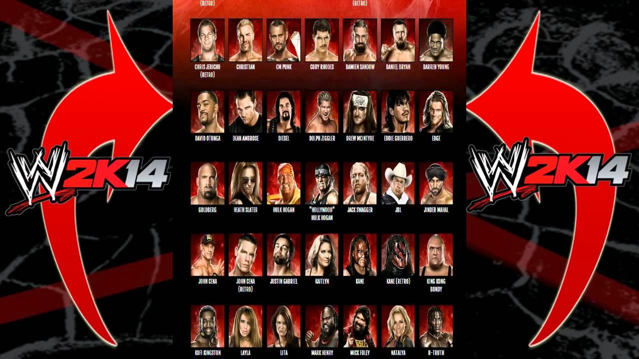 Wwe 2k14 roster slots