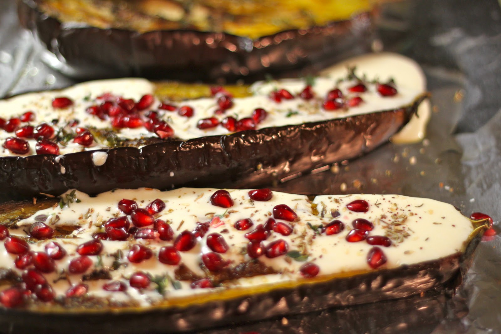 THE CRACKED KETTLE yotam ottolenghi's eggplant with buttermilk sauce