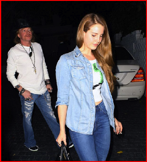 Music Celebration Is Lana Del Rey Dating Axl Rose