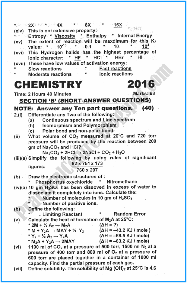 11th-chemistry-five-year-paper-2016