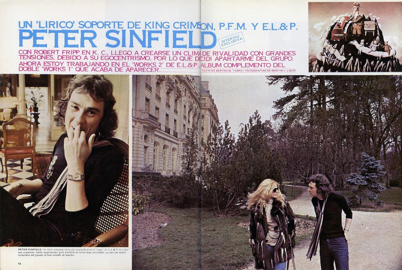 Peter Sinfield (1943) Epitafio