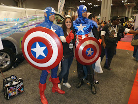 Comic Con 2012 by MK Metz, 2 Captain Americas