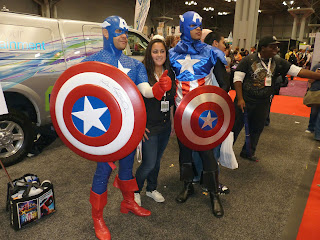 Comic Con 2012 by MK Metz, 2 Captain Americas