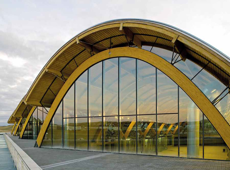 The Project of Rodolfo The Arches of Laminated Wood