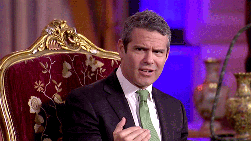 Image result for andy cohen duh gifs