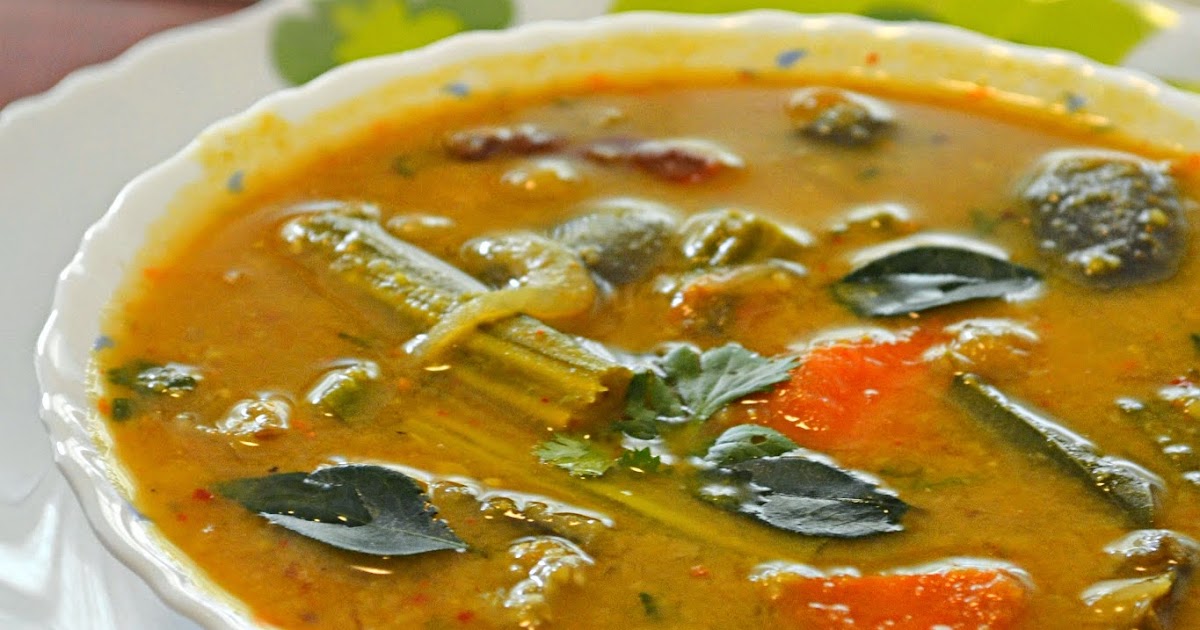 Sambar Recipe Mixed Vegetable Sambar / How to make Quick & Easy Veg