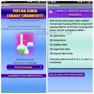 Belajar Rumus Soal Kimia dengan Aplikasi Android Belajar Rumus Soal Kimia dengan Aplikasi Android