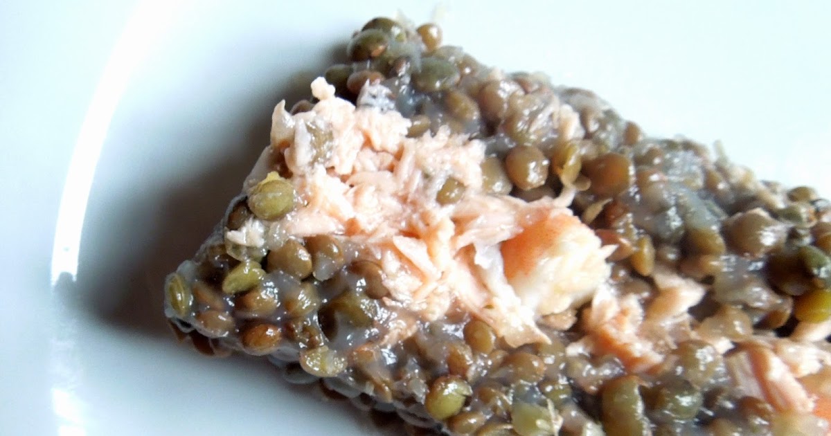 Dans mon assiette Terrine de lentilles au saumon