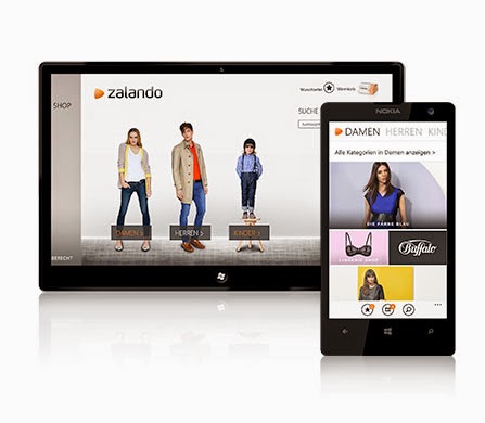 App di Zalando per Windows Phone