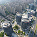 Chinese architecture fans toast 'beer keg' tower blocks in Suzhou