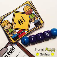 Constructing Words, CVC Word Building, Planet Happy Smiles