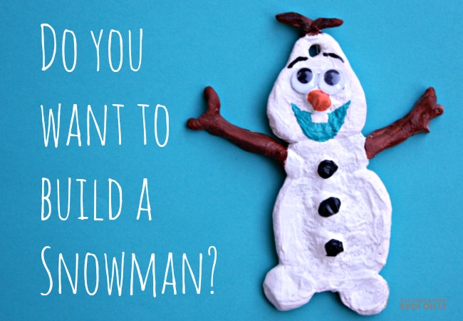 Olaf Salt Dough Ornament by The Educators' Spin On It