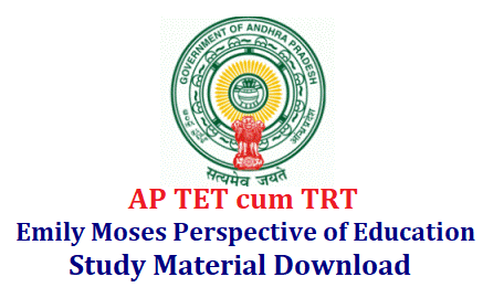 AP DSC HWO Emily Moses Perspective of Education Study Material Download Perspective of Education Study Material useful for AP DSC and TSPSC Hostel Welafre Officers from well known Coaching Centre for Psychology Perspective of Education and Methods. HWO Study Material Download Andhra Pradesh Teachers Recruitment Notification may come soon called as on now AP DSC 2018 for Perspective of Education Study Material Download Already we have informed you the SGT syllabus in AP DSC 2018. As per the syllabus communicated as on now Perspective of Education is for 10 Marks. Download Perspective of Education Study Material and Psychology Study Material for HWO Download ap-dsc-ts-trt-hwo-hostel-welfare-officers-emily-moses-perspective-of-education-study-material-download/2018/03/ap-dsc-ts-trt-hwo-hostel-welfare-officers-emily-moses-perspective-of-education-study-material-download.html