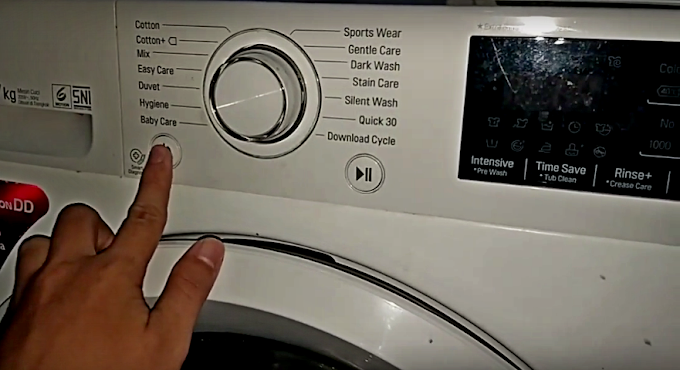 Cara Spin / Mengeringkan saja Tanpa Mencuci di Mesin Cuci Frontloading LG