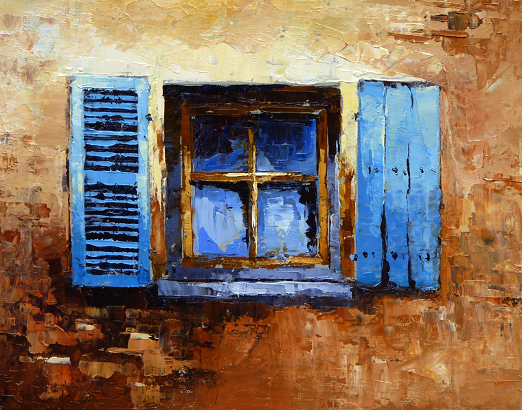 TRAILERS for James Pratt Online Palette Knife Painting Academy Painting a Window with Shutters