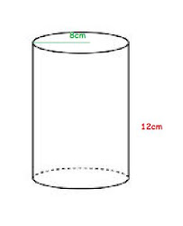 cylinder shape math area sa