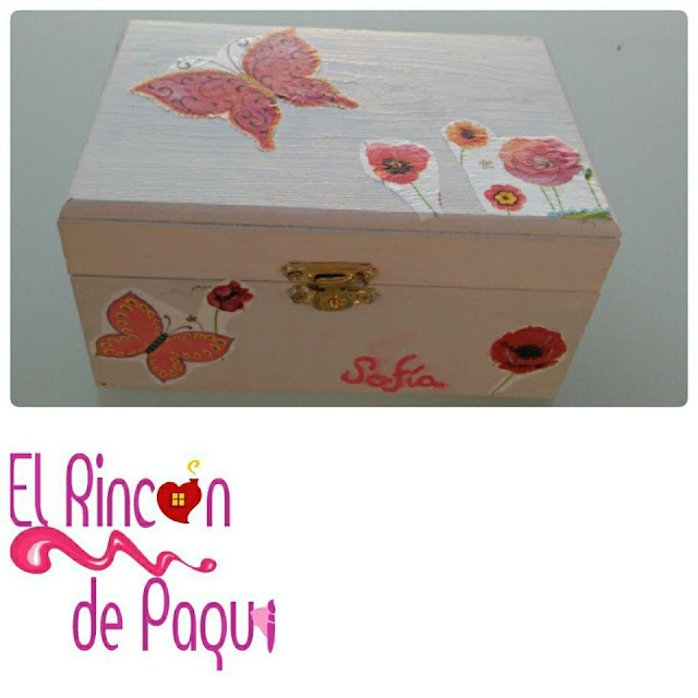 Cajita de madera Cajita Handmade