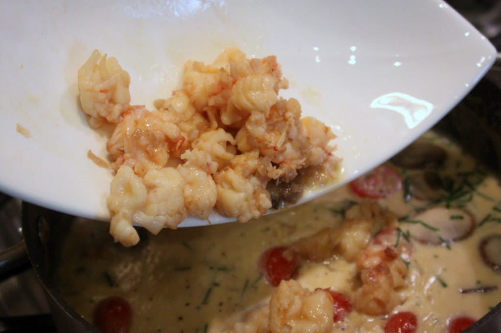 Menu Musings of a Modern American Mom Lobster Linguine with Cognac