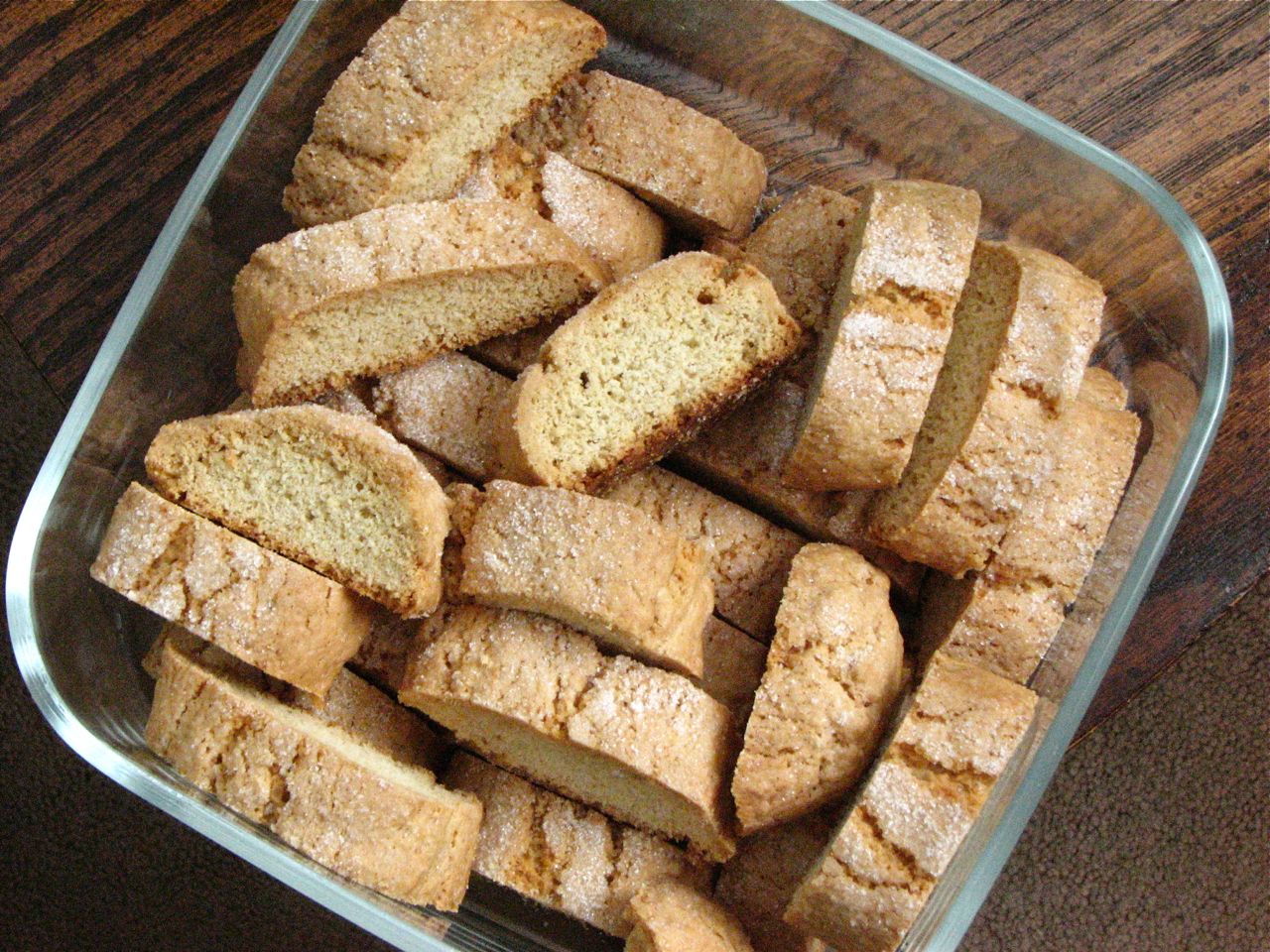 Delectably Mine American Style Vanilla Biscotti