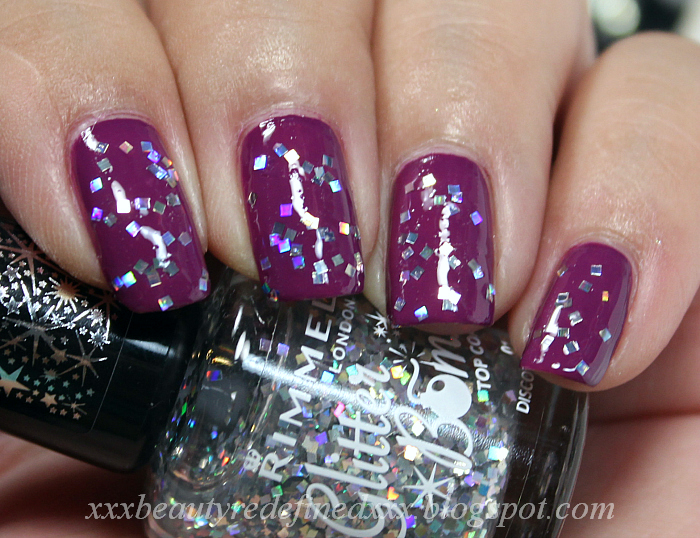 BeautyRedefined by Pang: Rimmel Glitter Bomb Top Coat Disco Fever